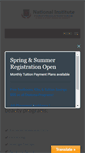 Mobile Screenshot of nationalinstitute.ca