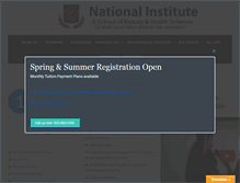 Tablet Screenshot of nationalinstitute.ca
